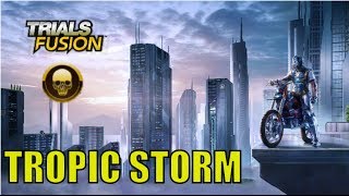 Trials Fusion - Tropic Storm - Gold Medal - Walkthrough