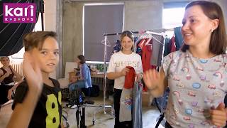Егор и Василиса для новой коллекции KARI KIDS