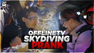 OFFLINETV SKYDIVE PRANK! SHE THOUGHT WE WERE GOING TO SIX FLAGS!