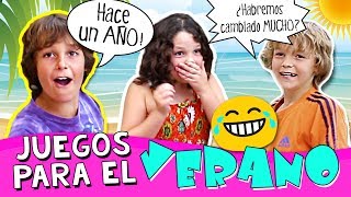 ? ¡¡JUEGOS de VERANO con AMIGOS!! ? ¡Así éramos HACE UN AÑO! * JUEGOS de EXTERIOR para NIÑOS