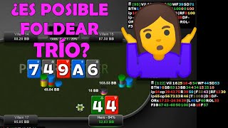 Manos de poker: Bet/foldeamos set en river?