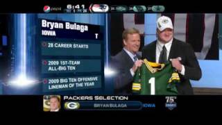 2010 NFL Draft -- Green Bay Packers (23) -- Bryan Bulaga, OT, Iowa