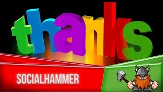 Благодарность пользователям Socialhammer - сервис по раскрутке инстаграм