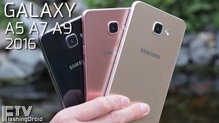 Samsung Galaxy A9 vs A7 vs A5 (2016)! Battery, Camera, Benchmark & More