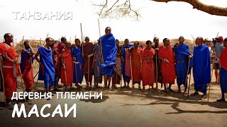 Мир Приключений - Необычный танец племени Масаи. Деревня Масаи. Танзания. Masai dance. Masai village