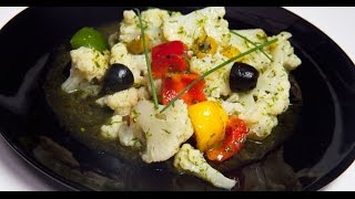 Дачный салат из цветной капусты | 7 нот вегетарианской кухни