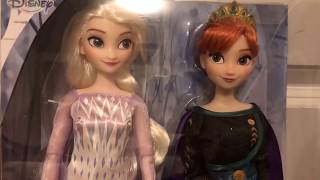 Frozen 2 Disney Princess Queen Anna and Snow Queen Elsa Dolls! Unboxing Video!