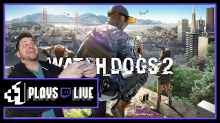 Watch Dogs 2 Gameplay (PS4) - Level Up Plays Live