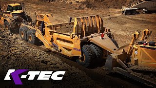 K-Tec 1254 ADT Scraper Push Loaded