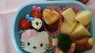 ハローキティ Hello Kitty Bento 簡単 キャラ弁 作り方 レシピ グッズ