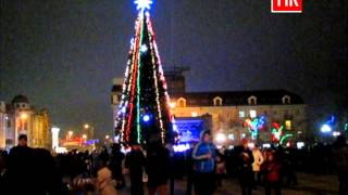 Кировоград: открытие Новогодней елки