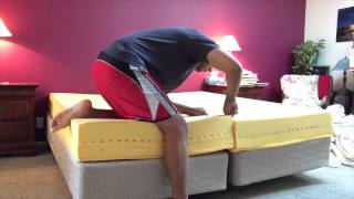 How to Cut a Memory Foam or Tempurpedic Bed in Half