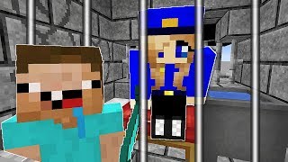 НУБ ПРЕСТУПНИК и ДЕВУШКА СБЕЖАЛИ ИЗ ТЮРЬМЫ в Майнкрафт!