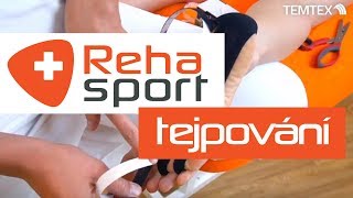 Tejpování ploché nohy