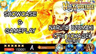 Showcase & Gameplay Naruto Uzumaki (7th Hokage) - Rekit | Naruto x Boruto Ninja Voltage