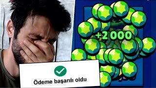 700 TL 'ye 2.000 TAŞ SATIN ALDIM! (Çarkı Çevir Çıkanı Yap!) Brawl Stars