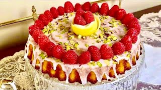 كيكة الليمون الهشة المنعشة   من الذ الكيكات