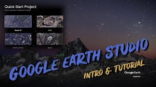 Google Earth Studio - Intro, Timelapse, CRAZY AERIALS, 3D Tracking, Sign up