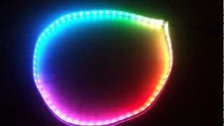 RGB LED strip WS2811 + fading rainbow circle