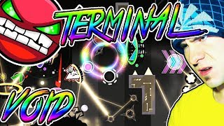 AWESOME GAMEPLAY ~ Geometry Dash HARD DEMON | Terminal Void by Aquatias