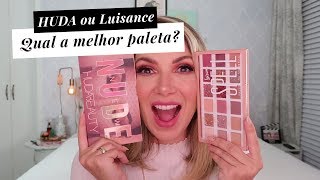 Comparando a Nova Paleta Luisance - SPELL com a Paleta Nude da Huda Beauty - Qual é melhor?