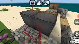 Mini Block Craft 3d - 4x4 Piston Door Tutorial