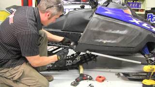 Polaris XLT 600 mod sled Rev XP suspension install to 159" PowerModz!