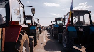 Протесты молдавских аграриев в центре Кишинева