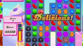 Candy Crush Saga Level 2774 solved - NO BOOSTERS !