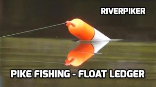 Deadbait pike fishing using the float ledger - (video 168)