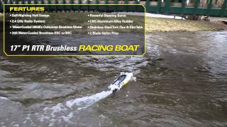 River Riot : Barbwire 17in Brushless Electric RC Boat | Atomik RC