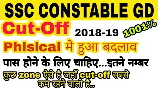 SSC Constable GD || Expected Cut-off |Ssc gd Cutoff Zone wise Full detail || Cutoff full analysis