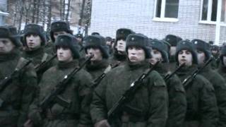 Владимирская обл. г. Ковров в.ч 73864 Присяга 21.01.12.