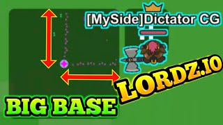 LORDZ.IO MOBILE DICTATOR OF THE MAP! // RULE THE BIGGEST BASE EVER!!!