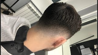 Мужская стрижка машинкой на расческе /Плавный переход Fade в мужской стрижке