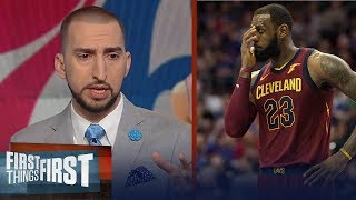 Nick Wright on Philly threatening Cavs in East, Talks LeBron's FT struggles | FIRST THINGS FIRST