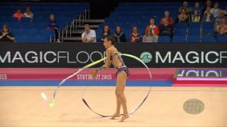 Linoy ASHRAM (ISR) 2015 Rhythmic Worlds Stuttgart - Qualifications Ribbon