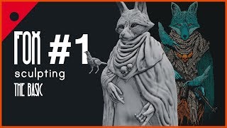 fox sculpting blender timelapse #1 / (no Audio)