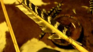 177 - Fletching A Southwest Native American Style Reed Arrow