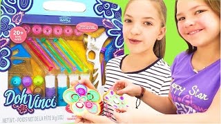 Детское творчество - объемные линии. Игры с Настей