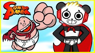 ROBLOX Captain Underpants Adventure Obby! Let's Play with Combo Panda