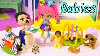 Shoppies Baby Babysitter Babysitting LOL Surprise + Playmobil Babies - Toy Video