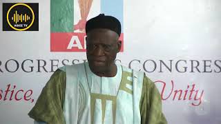Breaking: Saraki, Ekweremadu are rejected APC, 4I9, betrayers, and fake, Sen, ADAMU