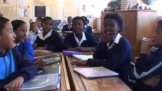 Naar school in Zuid Afrika