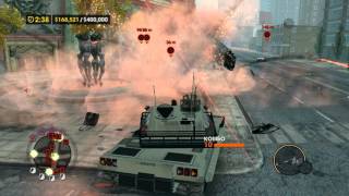 Прохождение игры Saints Row: The Third. Подработка. Танковый разгром 3. Сложность: высокая.