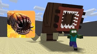 Monster School : Death Worm - Minecraft Animation