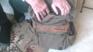 Review S-Zone Retro Canvas Backpack