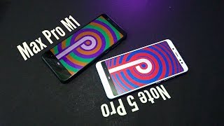Android P [DP5]  Zenfone Max Pro M1 vs Redmi Note 5 Pro | Speed | Benchmark and more.