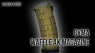 [CYMA] МЕХАНИЧЕСКИЙ МАГАЗИН ДЛЯ АК РЕПЛИКА MAGPUL / WAFFLE MAGAZINE FOR AK MAGPUL REPLICA