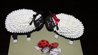 Лучшие поделки из ватных палочек и дисков своими руками